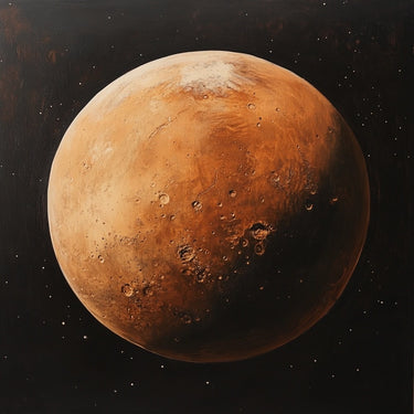 Mars Planet Canvas